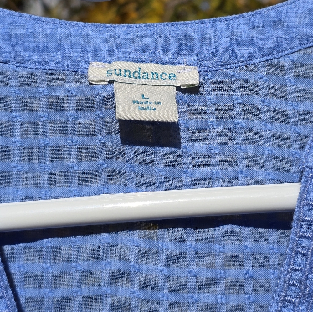 Sundance Azure Lace Detail Midi Dress And Slip with Pockets - Picture 3 of 11